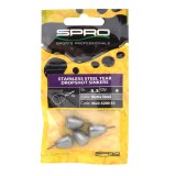 Stainless Steel Tear Dropshot Sinkers