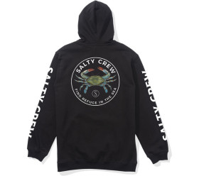 blue crabber hood fleece salty crew