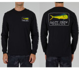 golden mahi premium l s tee black