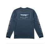 marlin mount ls tech tee salty crew