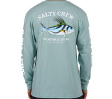 rooster premium ls tee - mackerel