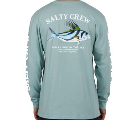 rooster premium ls tee - mackerel