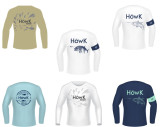 gamme tee shirts manches longues howk fishing