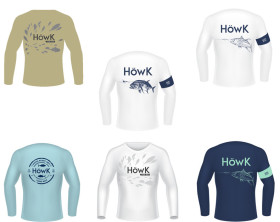 gamme tee shirts manches longues howk fishing