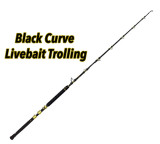 black curve livebait trolling explorer tackle