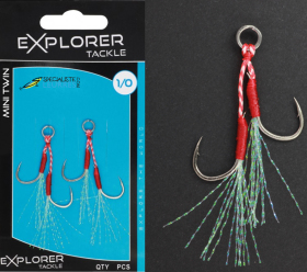 mini twin explorer tackle assist hook explorer tackle