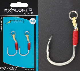 assist hooks single pop explorer tackle