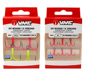 4551 uv round VMC hameçon triple