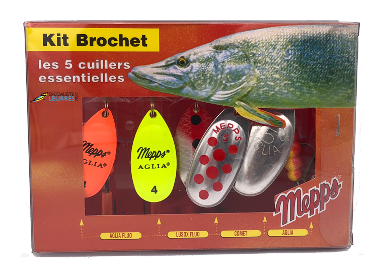 Kit 7 cuillers Mepps pour la pêche de la truite