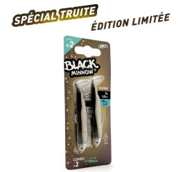 double combo truite black minnow 90 2024