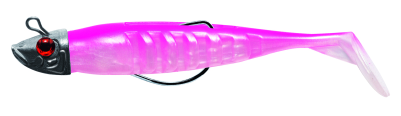 10 Leurres Souples Shad Texan 7cm – Orange Fluo Ventre Nacré Pailleté – Parfait Pour Carnassiers