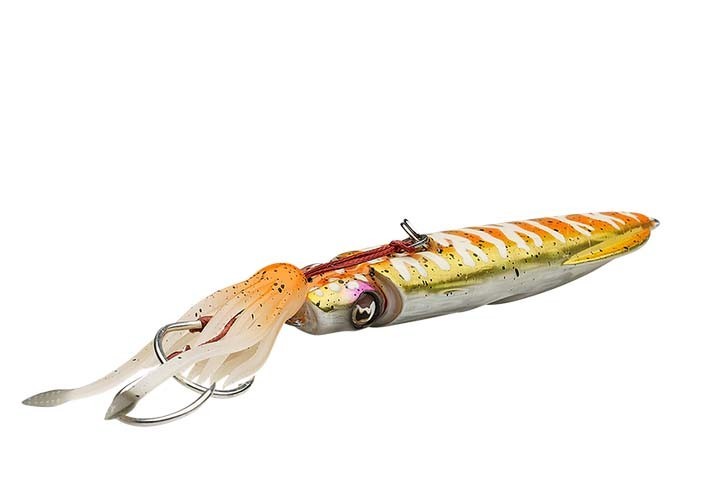 Swimsquid Inchiku savage gear inchiku type calamar avec rattle et yeux de  seiche 3D