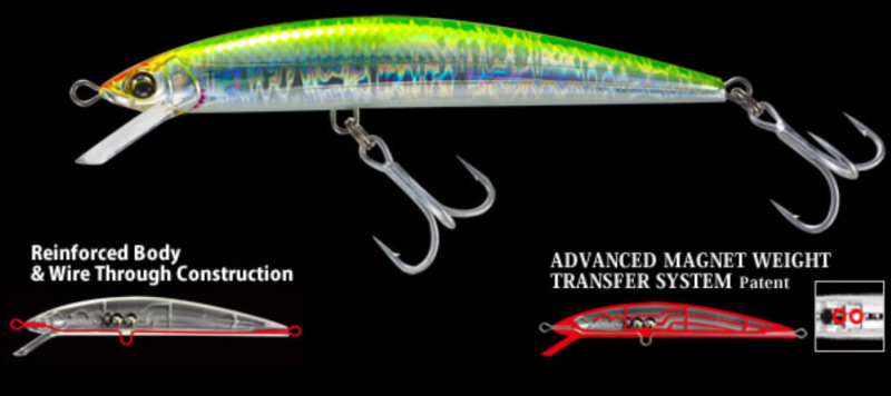HARDCORE MINNOW 120F/S POWER DUEL leurre a bavete armature