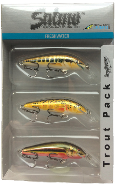 Kit leurres truite 3 Poissons nageurs Rapala