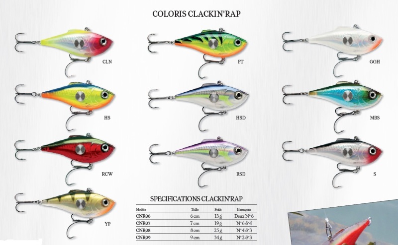 Leurre articulé RAPALA jointed Clackin Rap