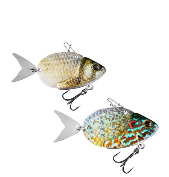 Esparrall Metal Vib fishus by lurenzo nouveau bladebait Fishus by Lurenzo.  Basé sur le concept de l'Esparrall Swimbait, et avec un design totalement  différent de tout autre blade-bait sur le marché.