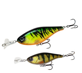 Cranky Shad HEADBANGER LURES leurre avec bavette articulé et nage érratique.