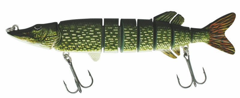 Devil pike BONKERS leurre dur articulé imitation brochet 63gr.