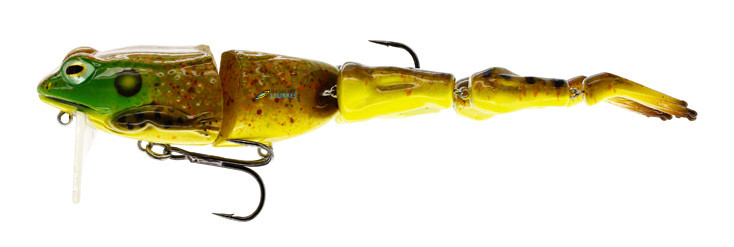 Leurre MS Slammer XX Md 9 Pouces – Grenouille N°7 – Swimbait Bois Rare – Neuf