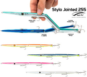 stylo jointed 255 jackfin leurre orphie barracuda