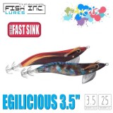 egilicious 3.5 fast sinking fish inc lures