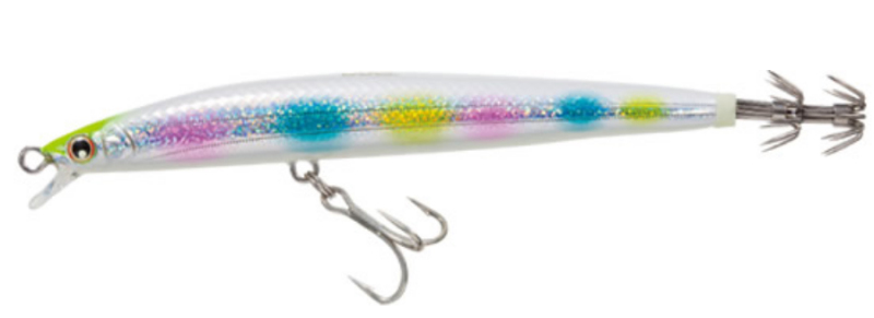 Turluttes YO-ZURI CRYSTAL MINNOW EGI pour POISSONS CALAMARS et SEICHES