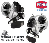 moulinet penn fathom ii lever drag 2 speed gamme