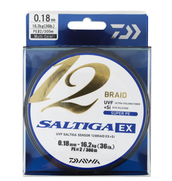 Saltiga 12 braid daiwa tresse 12 brins pour peche exotique