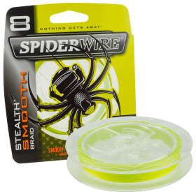 stealth smooth 8 yellow spiderwire tresse 8 brins